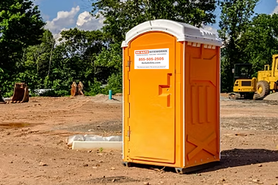 Single Be Safe Siteworks Porta-John services a construction site